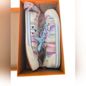 Rocket Dog Colorful Striped Kids Shoes Size 9.5